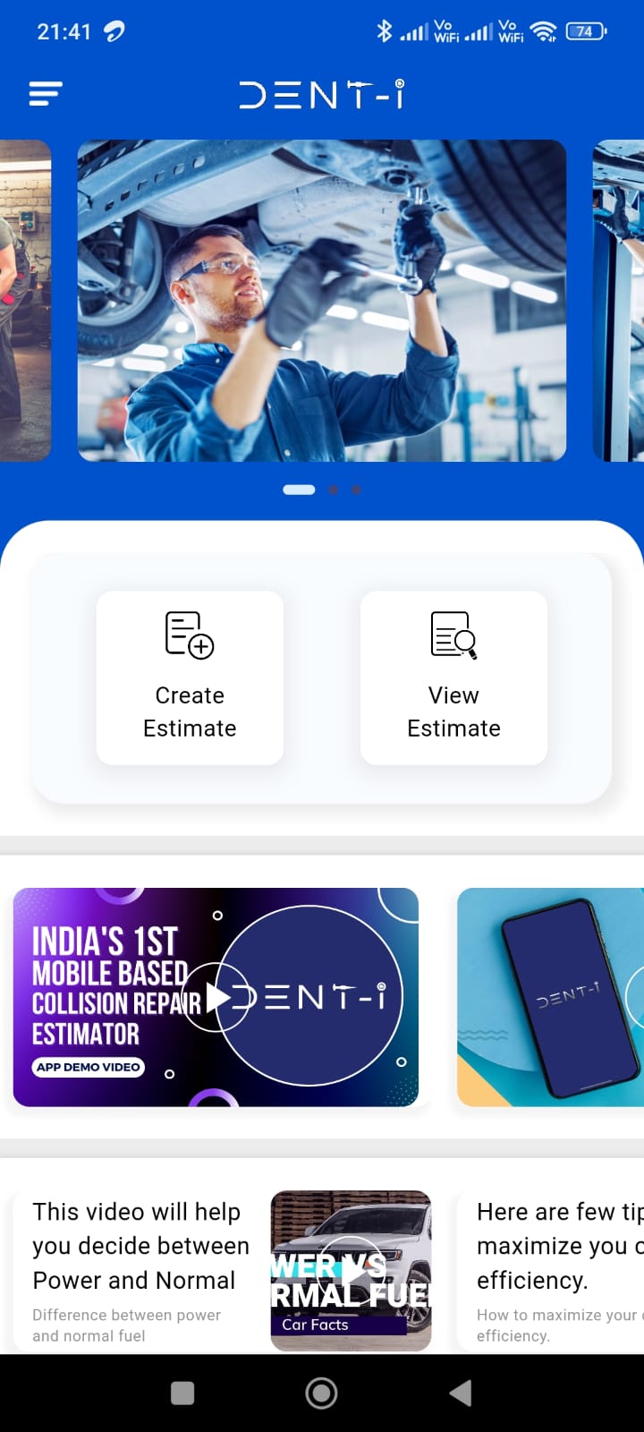 PanelPro main dashboard